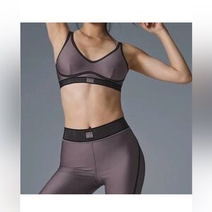 Alo Yoga Raisinette Airlift Line Up Bra XS - 🚨SUPER rare color sold out!!🚨